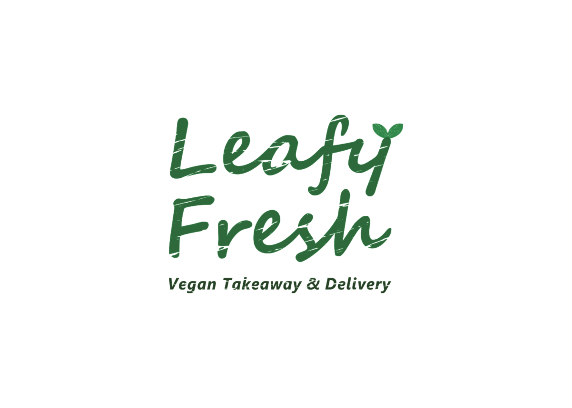 Logo for Leafy Fresh, vegan food takeaway and delivery